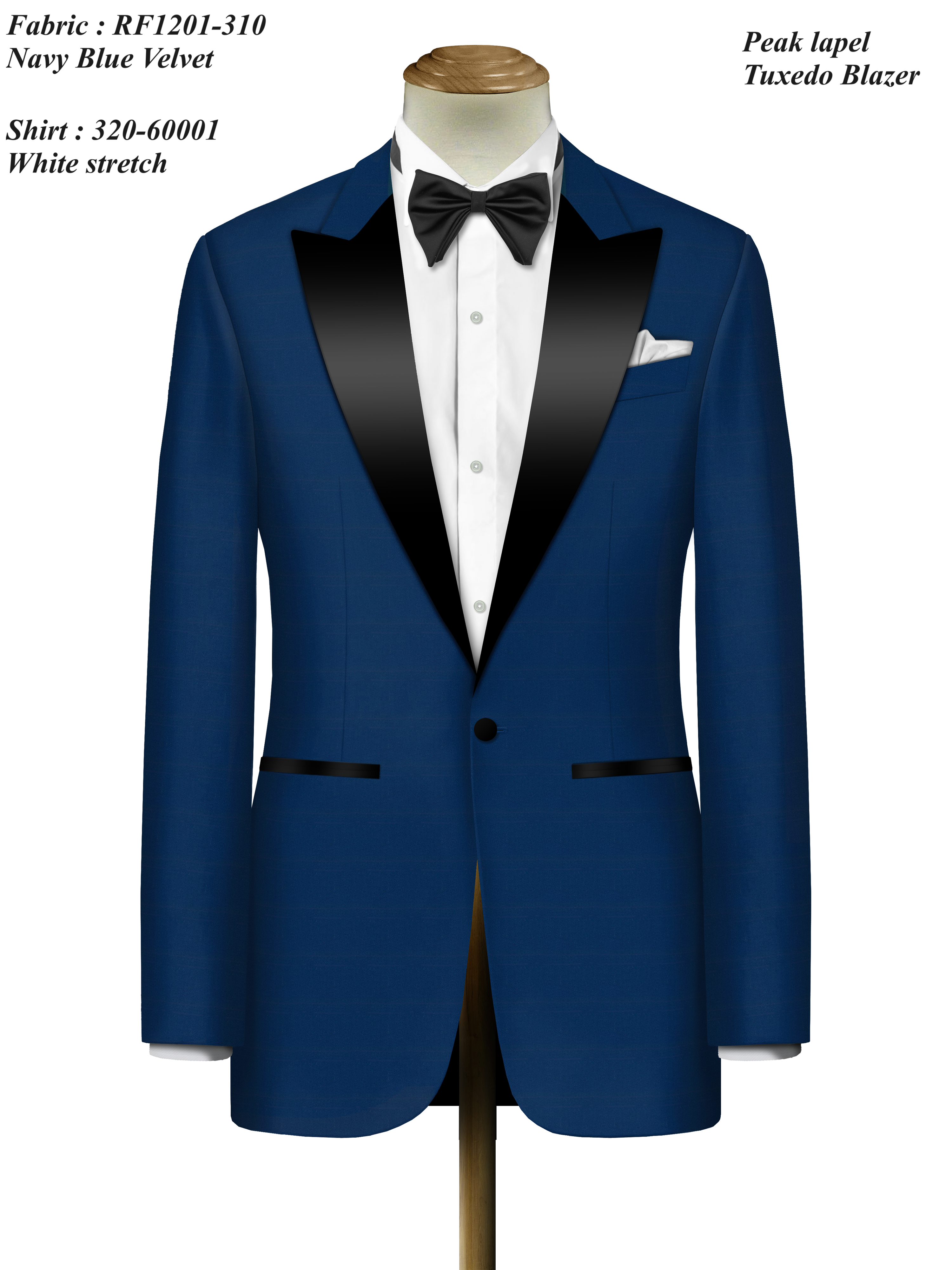 Tuxedo 60 (RF1201-310) Peak lapel