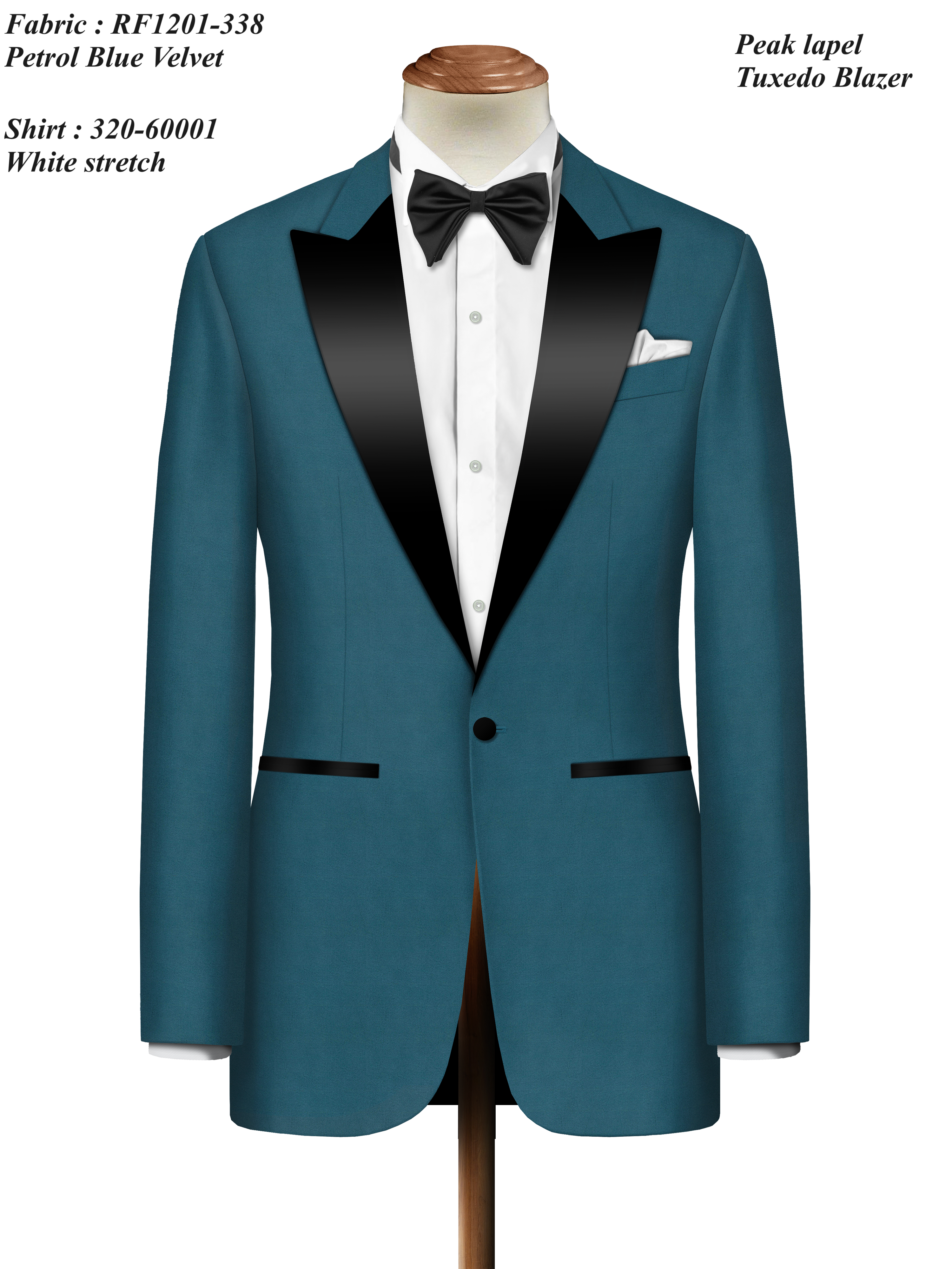 Tuxedo 61 (RF1201-338) Peak lapel