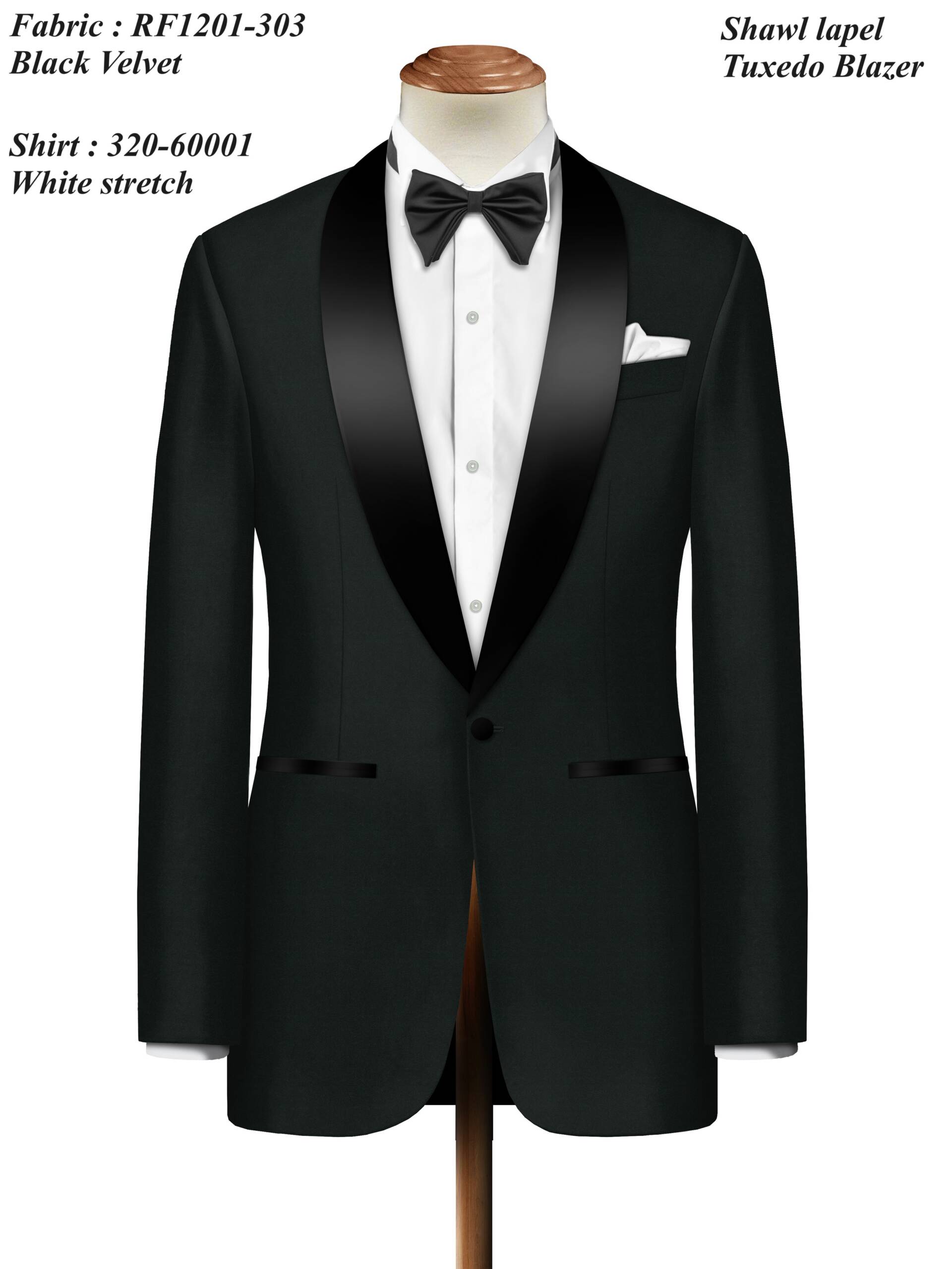 Tuxedo 64 (RF1201-303) Shawl lapel