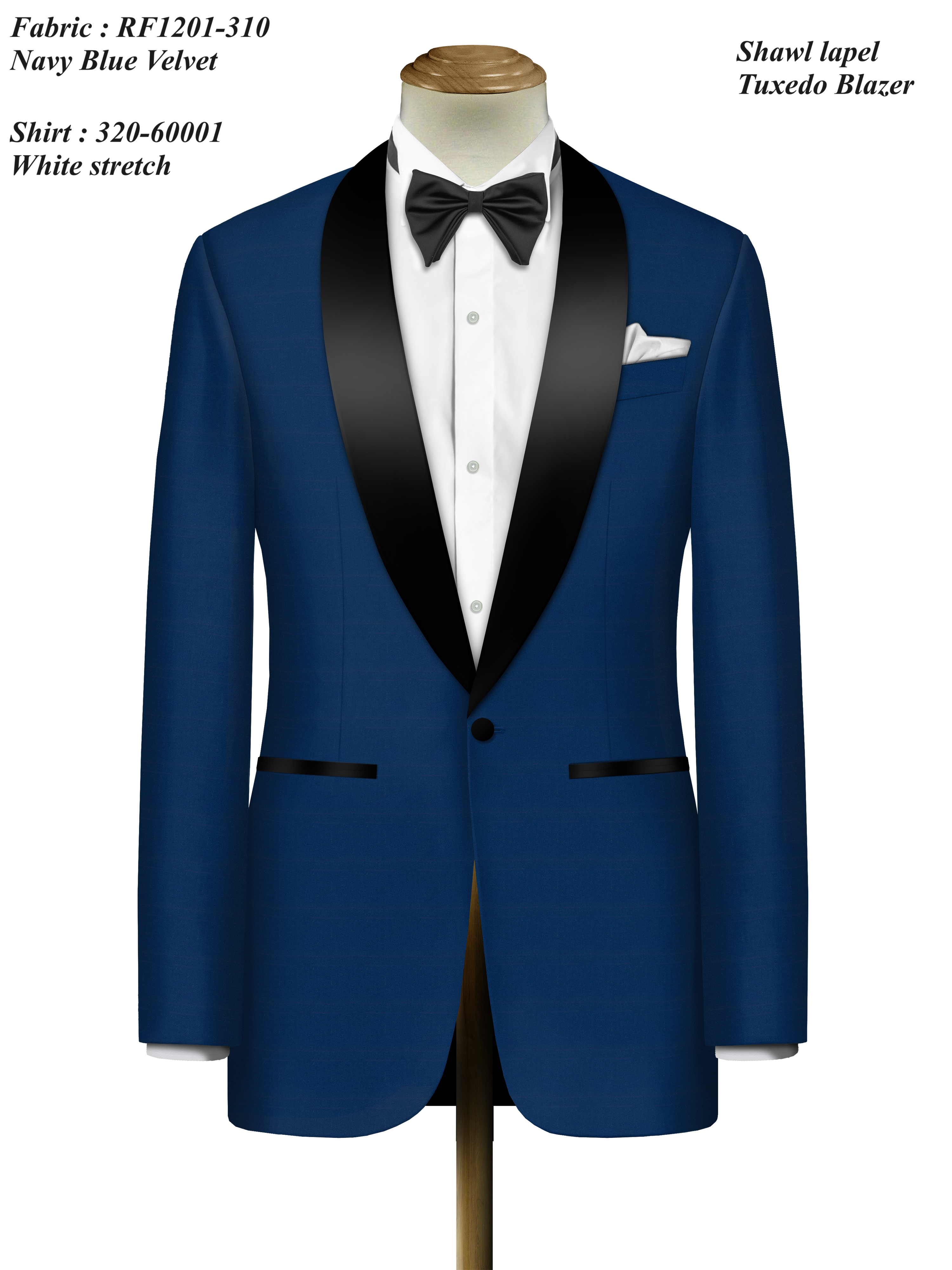 Tuxedo 65 (RF1201-310) Shawl lapel