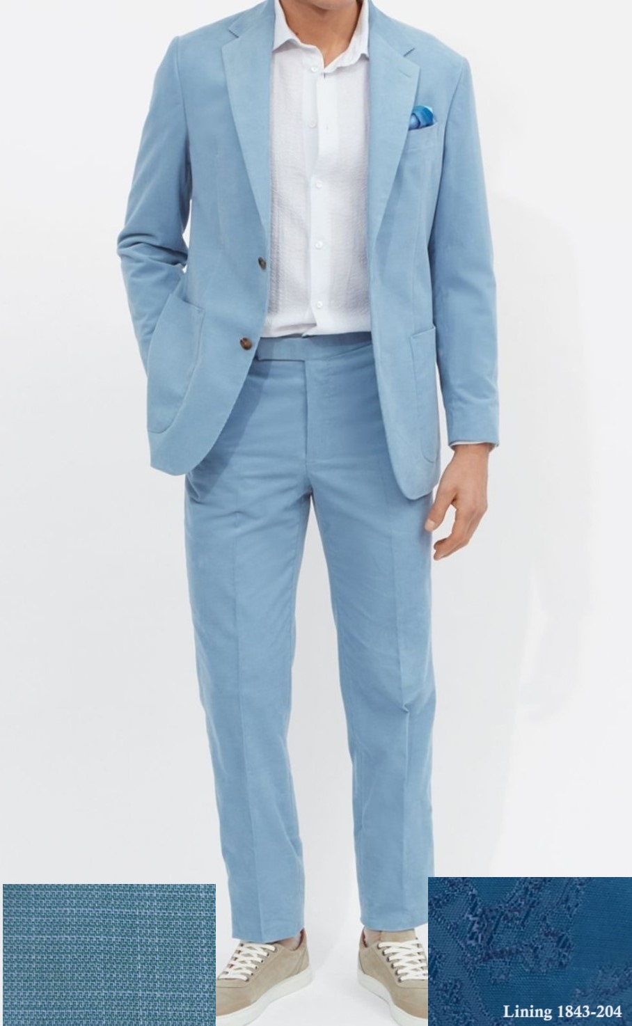 PL400 (90931-3 LT.Blue Linen mixed)